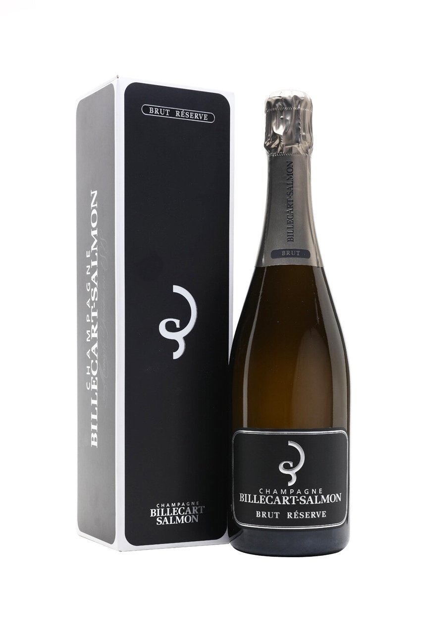 Шампанское Билькар-Сальмон Резерв, в подарочной упаковке, белое, брют, 0.75л